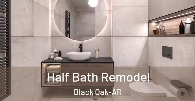 inner Bathroom imggen Half Bath Remodel Black Oak-AR