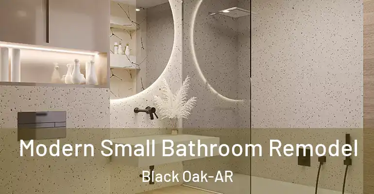 inner Bathroom imggen Modern Small Bathroom Remodel Black Oak-AR