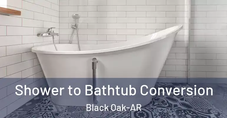 inner Bathroom imggen Shower to Bathtub Conversion Black Oak-AR