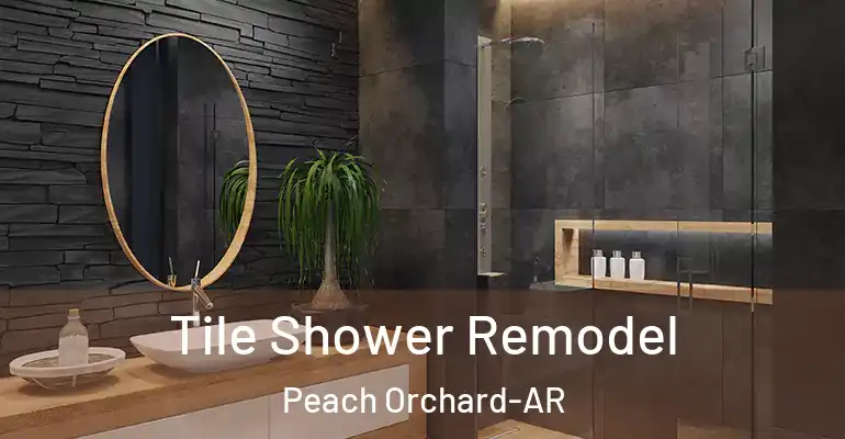 inner Bathroom imggen Tile Shower Remodel Peach Orchard-AR